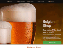 Tablet Screenshot of belgianshop.com